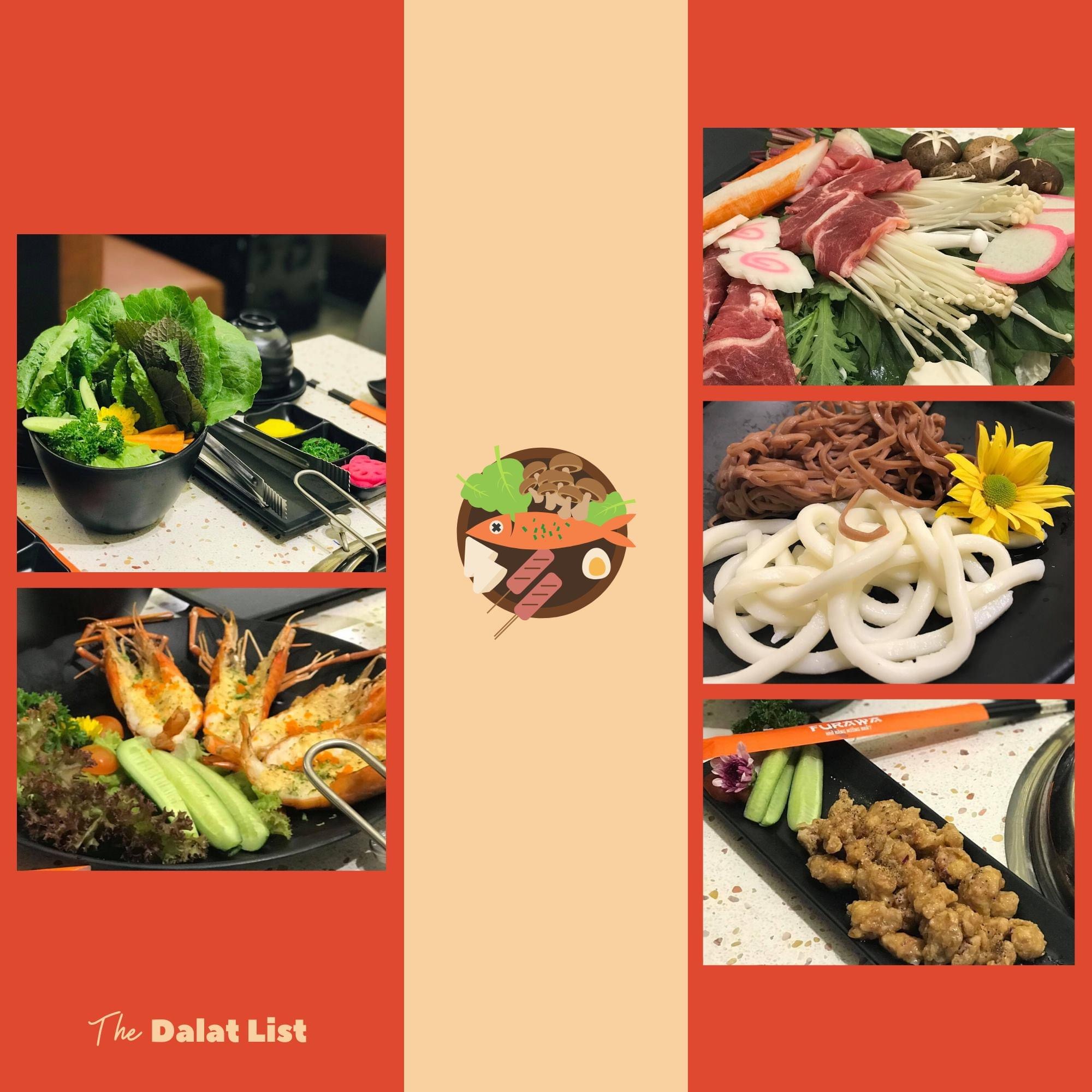 Top 15 quán ăn ngon nức tiếng ở Đà Lạt - Furawa - Nhà hàng nướng Nhật Bản