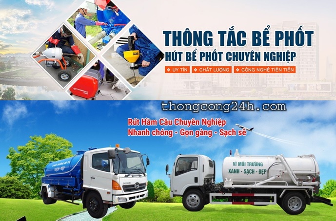 Top 10 Công ty rút hầm cầu cống nghẹt uy tín nhất TPHCM -  Thongcong24h.com